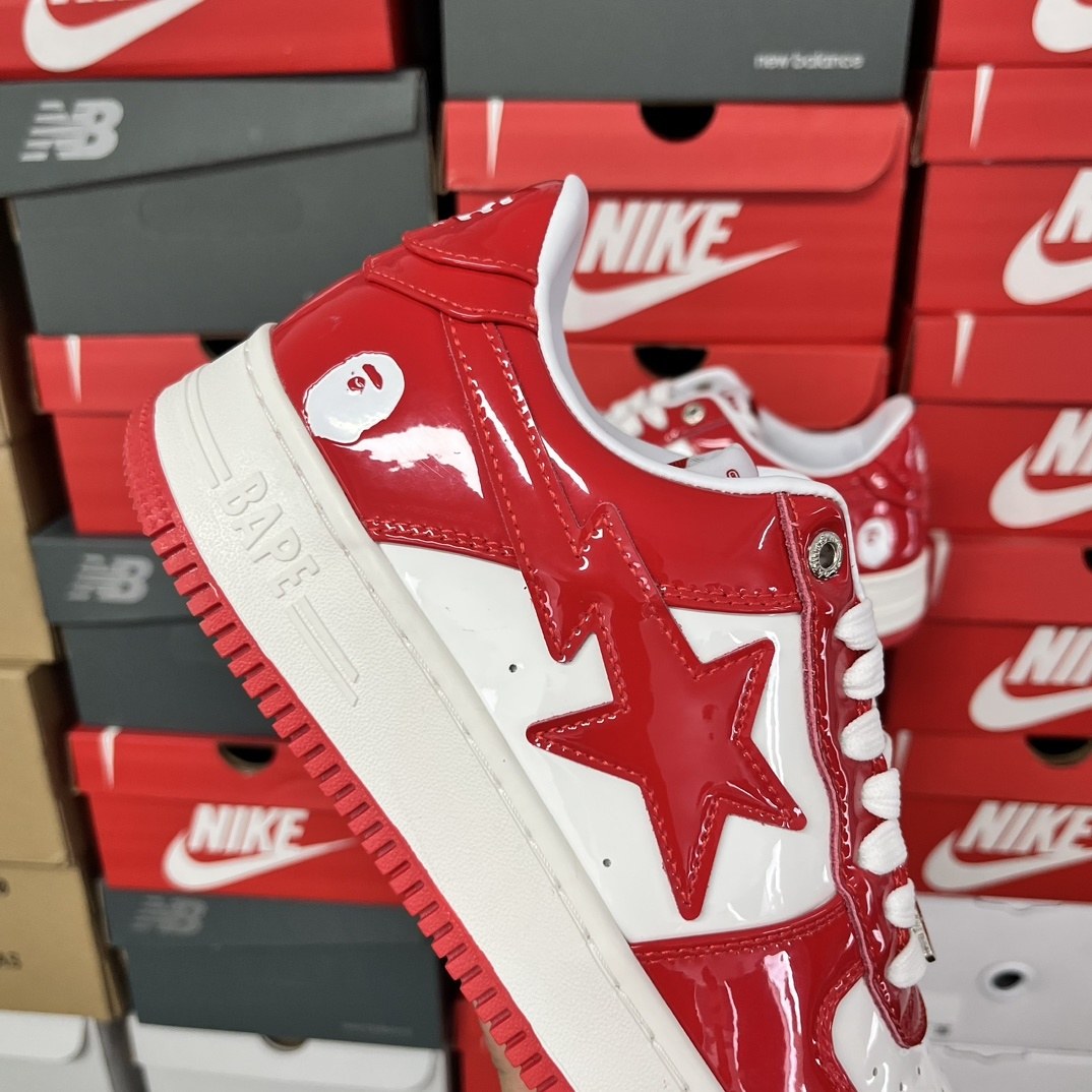 Bape Sta Red White
