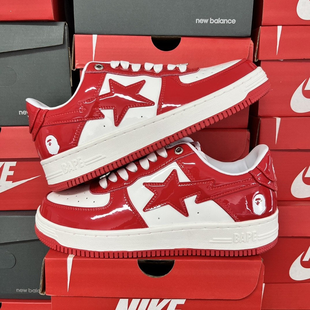 Bape Sta Red White