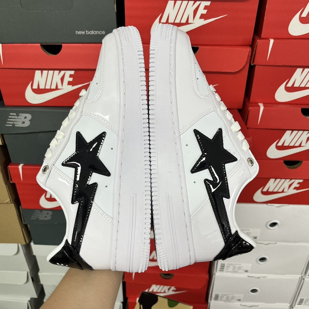 Bape Sta White Black Ape Head