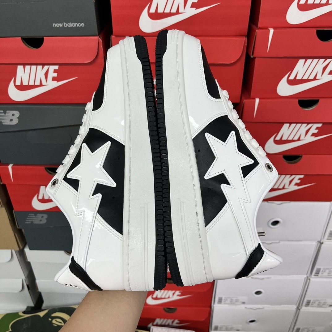 Bape Sta White Black Mirror