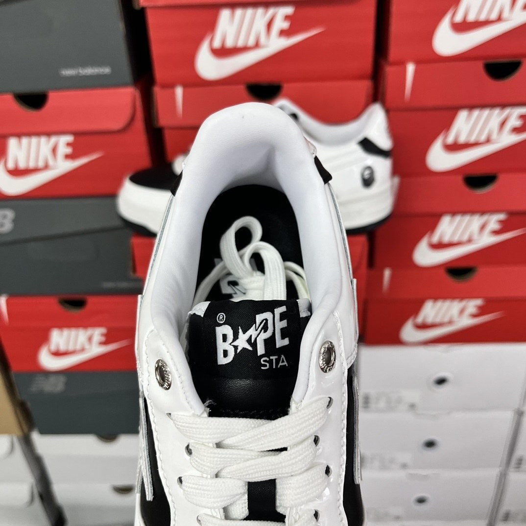 Bape Sta White Black Mirror