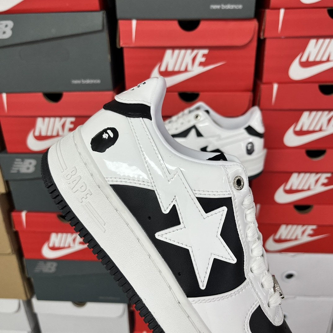 Bape Sta White Black Mirror