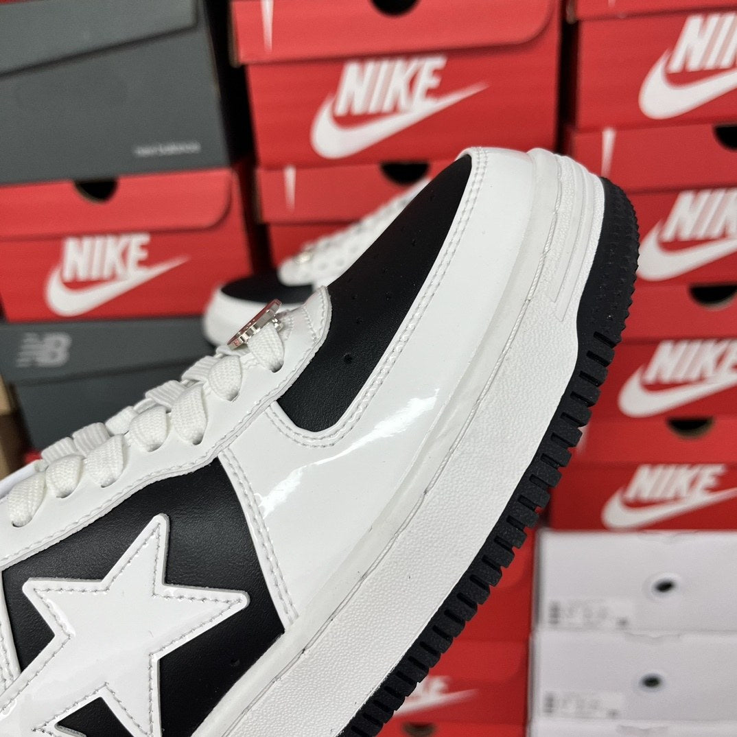Bape Sta White Black Mirror