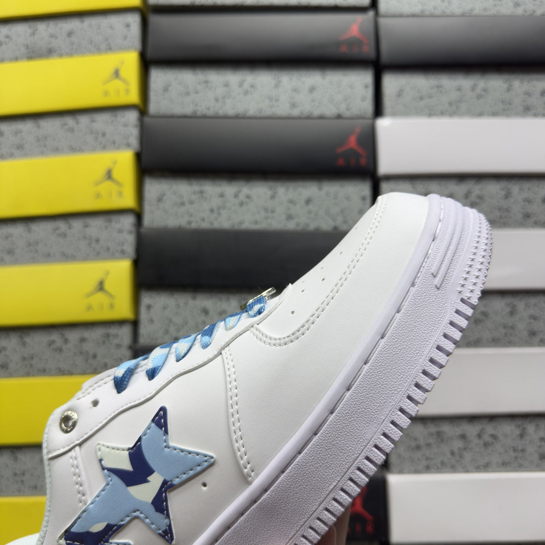 Bape Sta White Blue Camo
