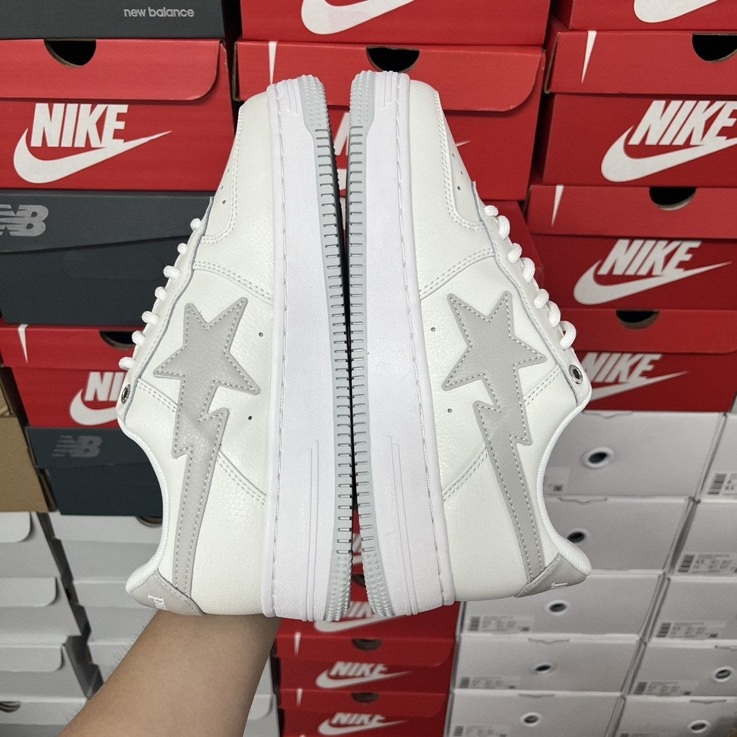 Bape Sta White Grey