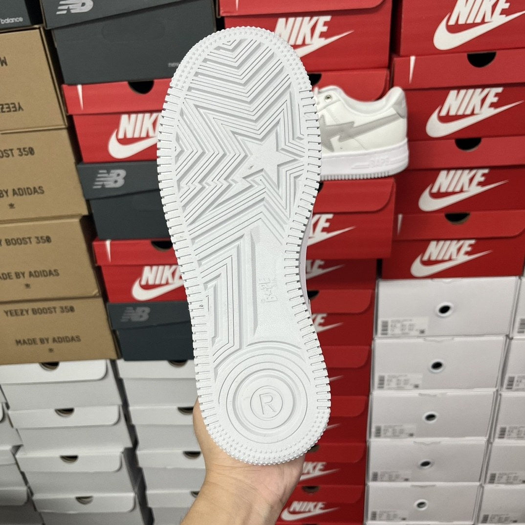 Bape Sta White Grey
