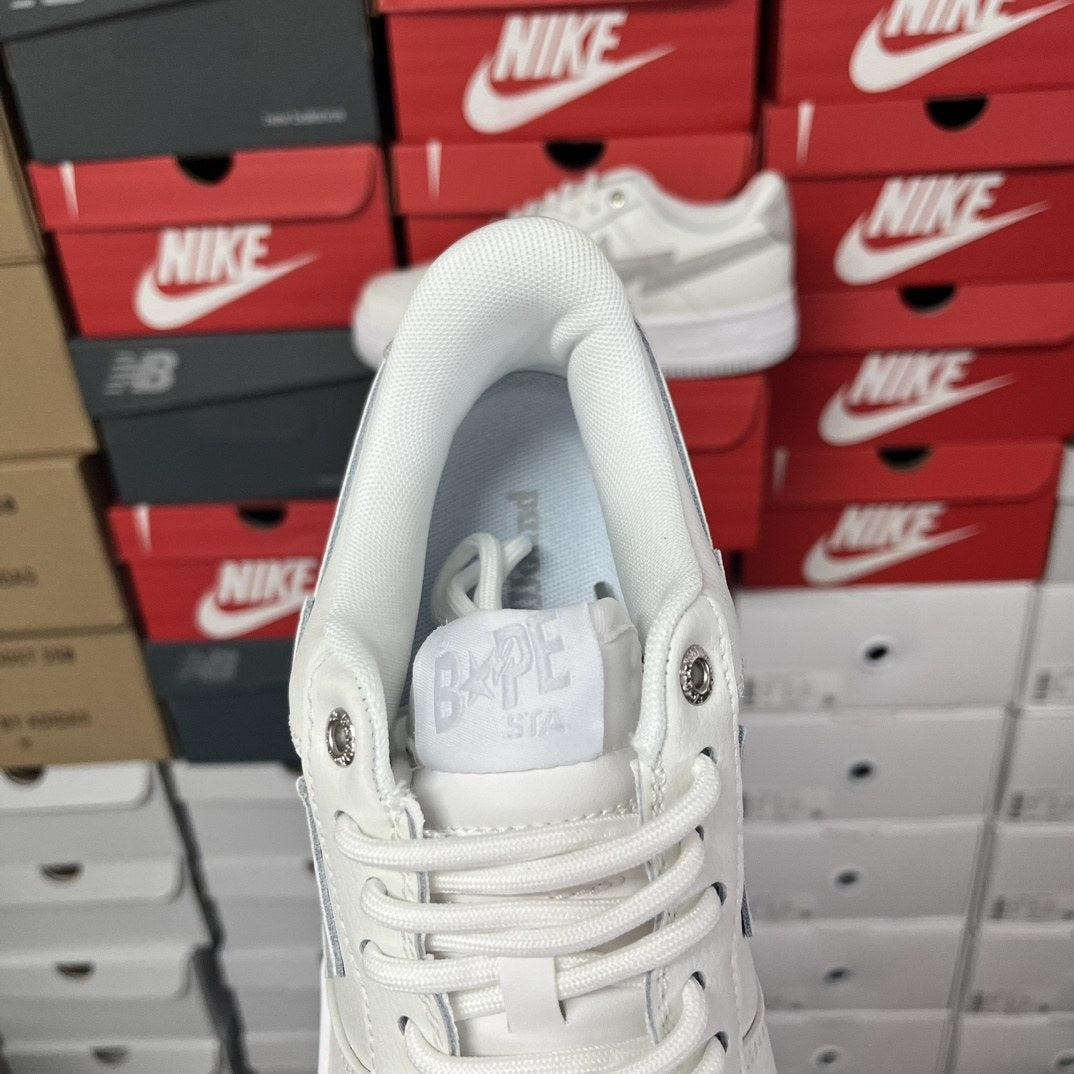 Bape Sta White Grey
