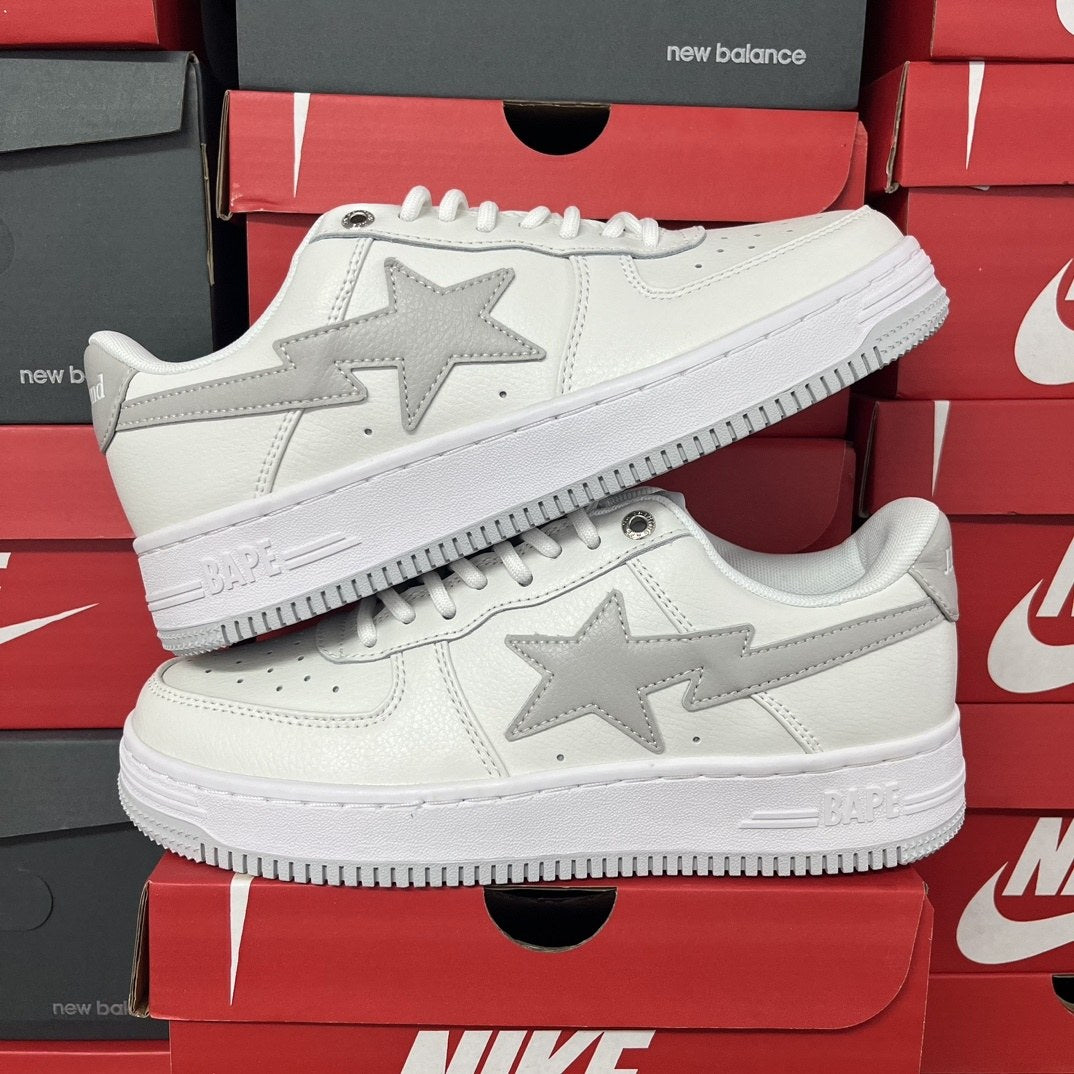 Bape Sta White Grey