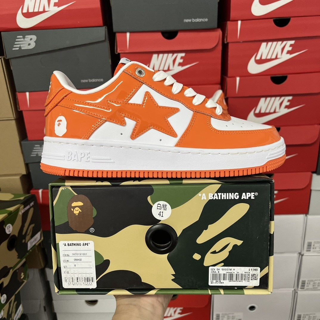 Bape Sta White Orange