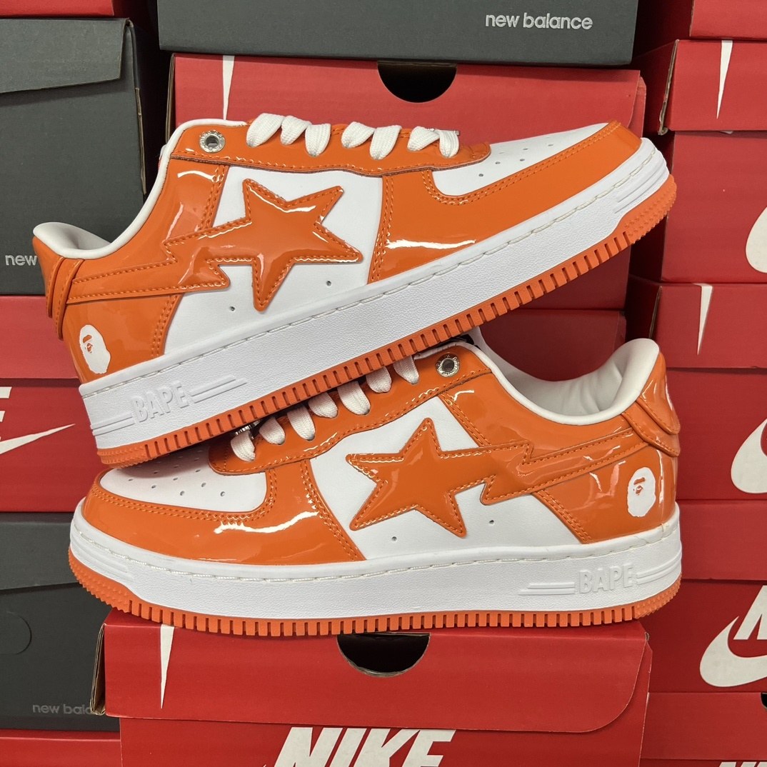 Bape Sta White Orange