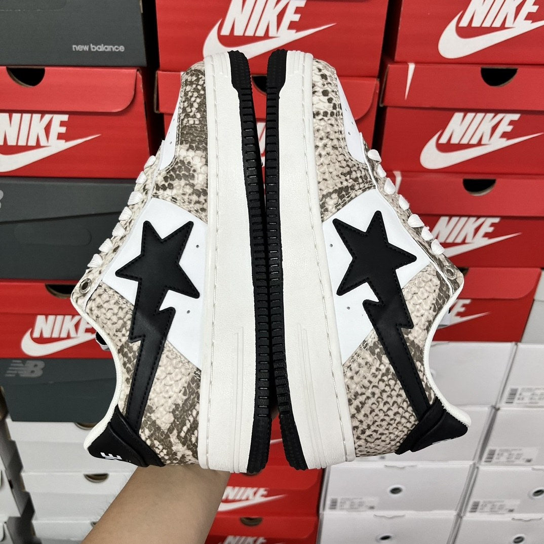 Bape Sta White Snakeskin