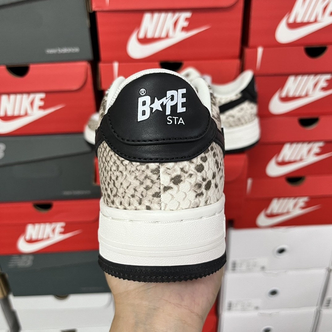 Bape Sta White Snakeskin