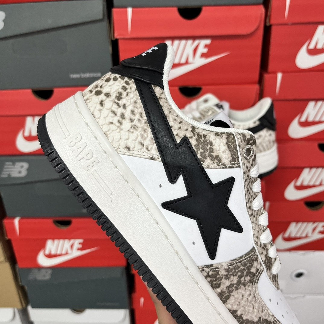 Bape Sta White Snakeskin