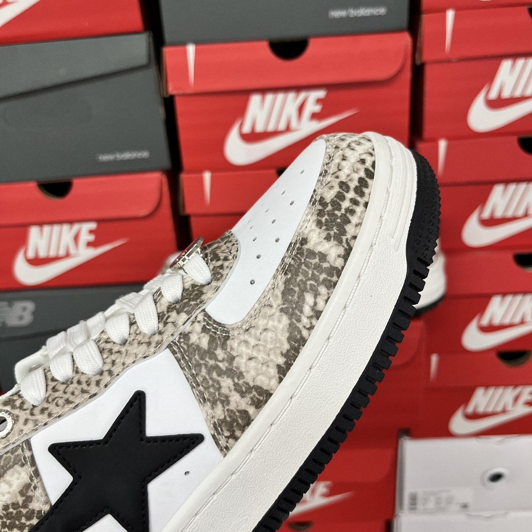 Bape Sta White Snakeskin