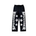 Sp5der Star Sweatpants Black