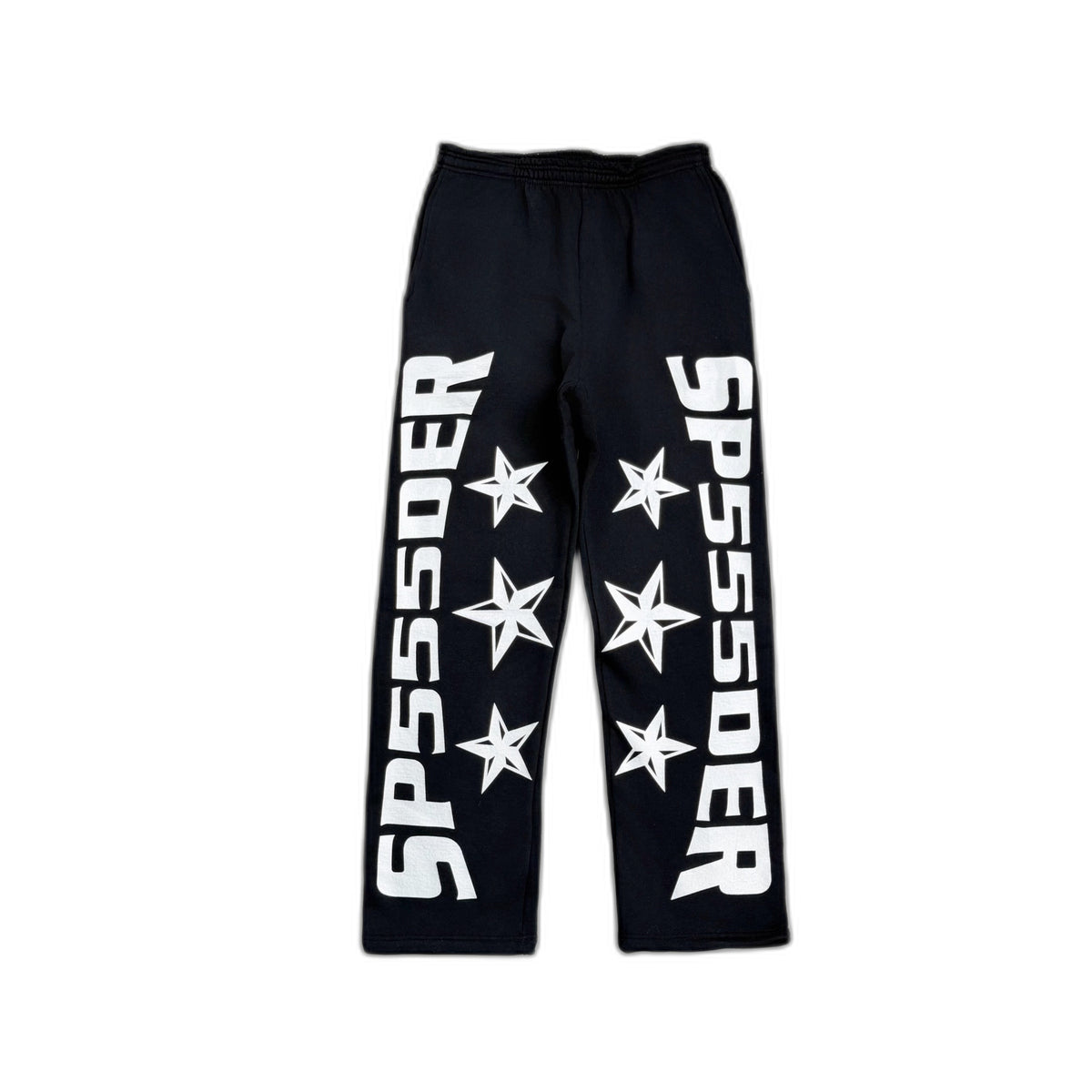 Sp5der Star Sweatpants Black