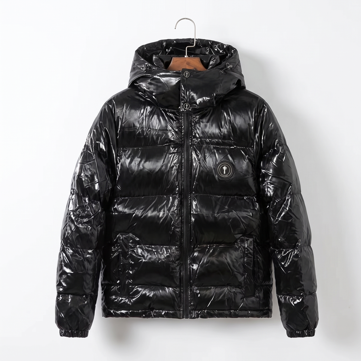Bold Shell Puffer Jacket With Hood