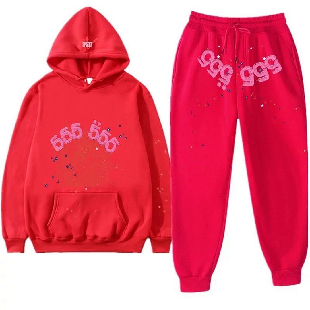 Bold Hoodie and Sweatpants Set for Men