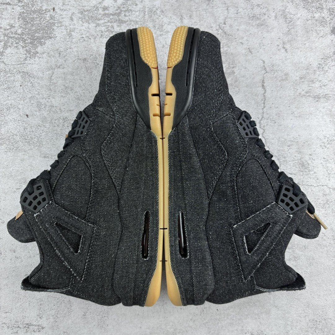 Levi's x Air Jordan 4 Retro Black Denim