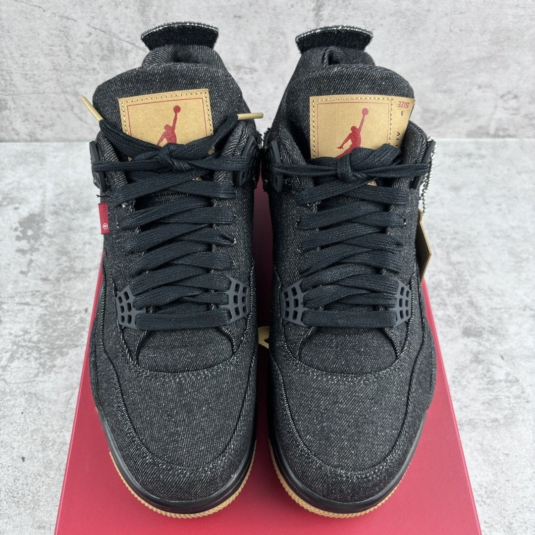 Levi's x Air Jordan 4 Retro Black Denim