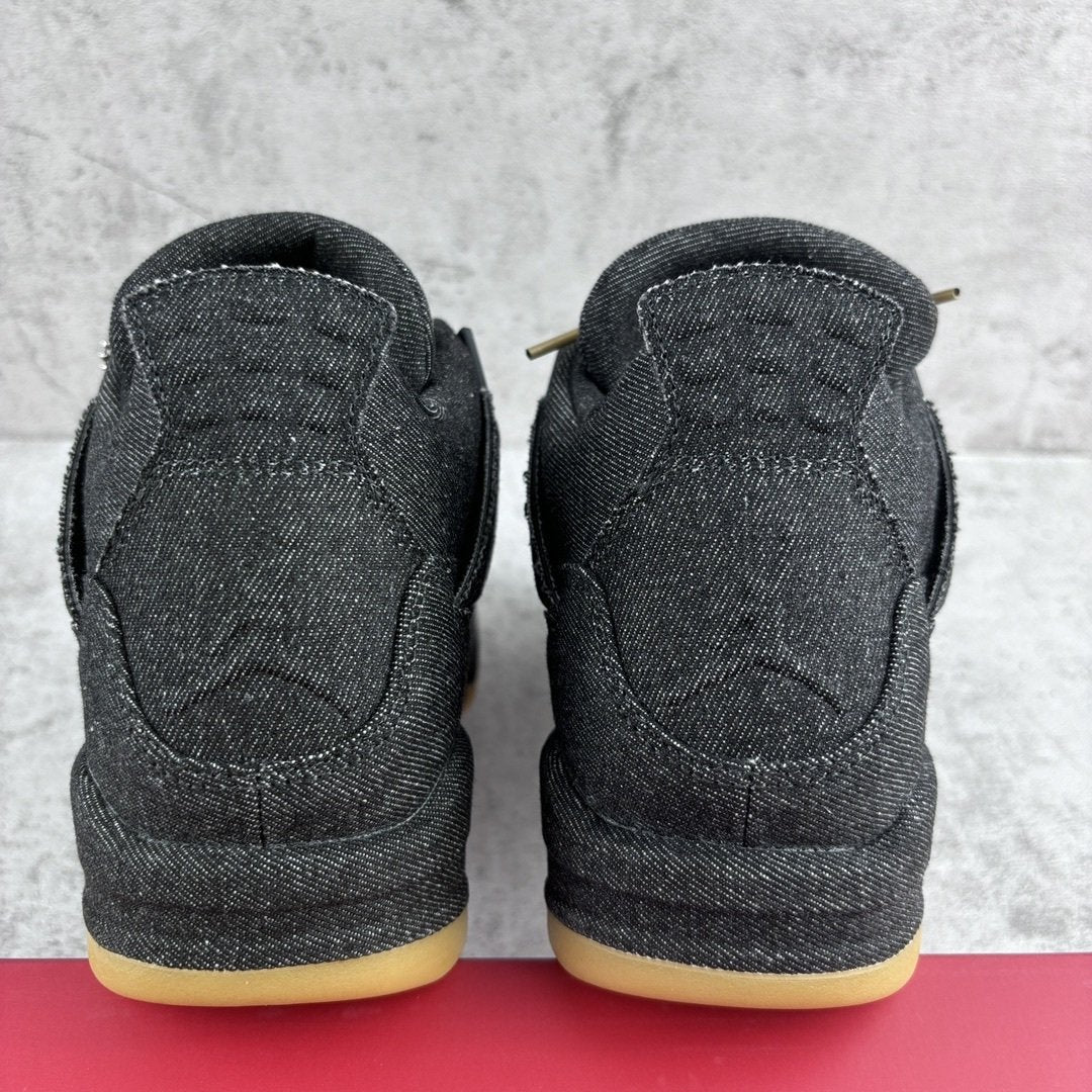 Levi's x Air Jordan 4 Retro Black Denim