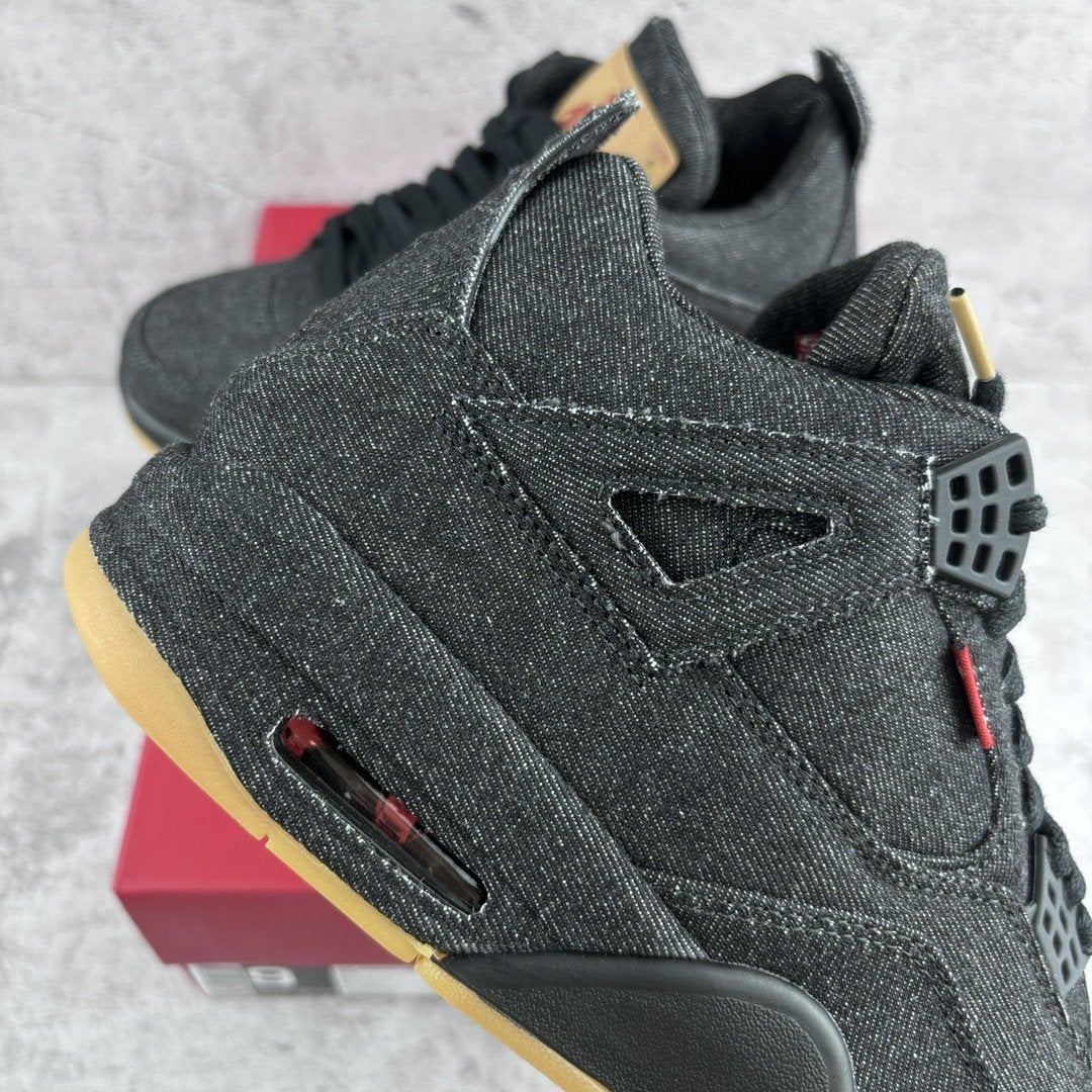 Levi's x Air Jordan 4 Retro Black Denim