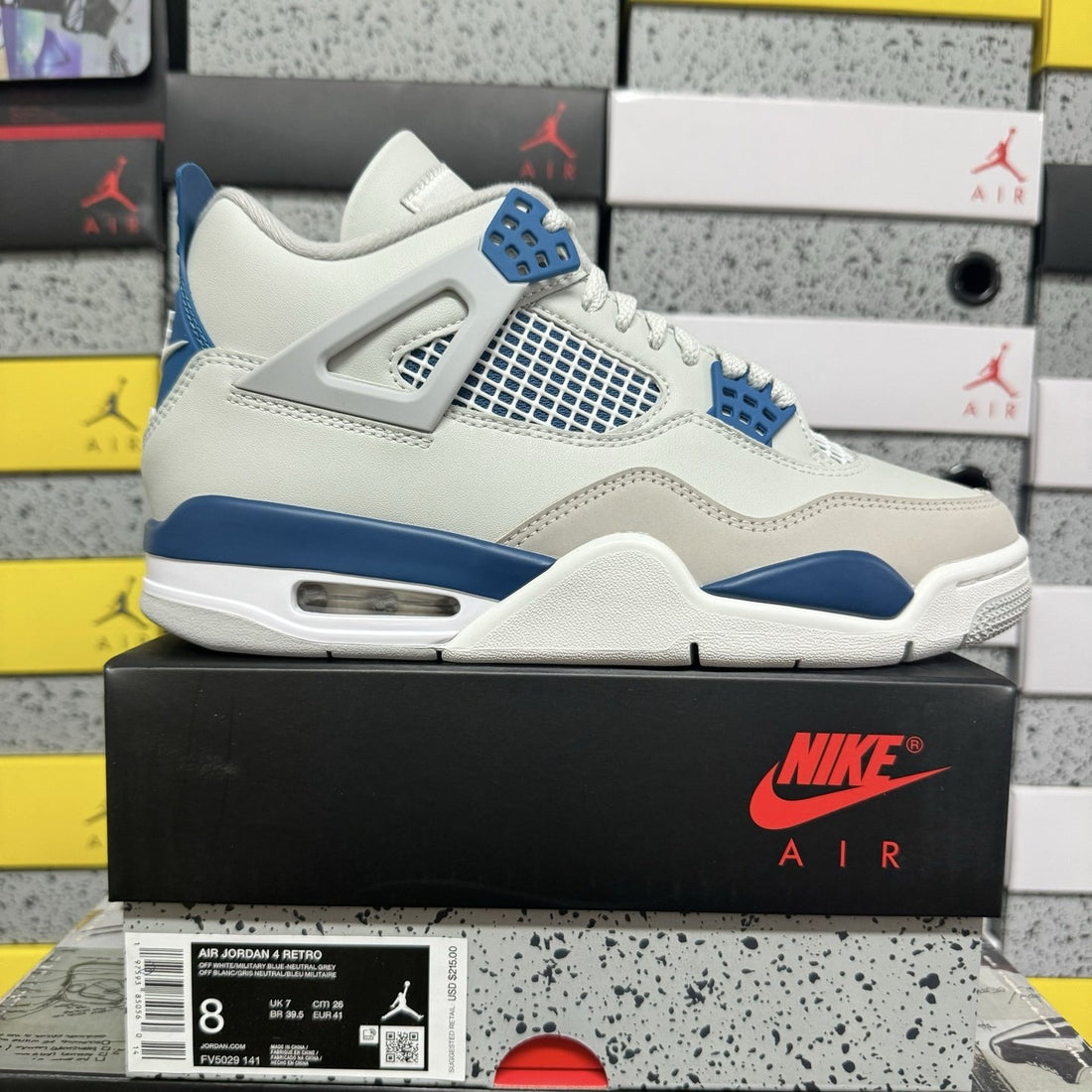Air Jordan 4 Retro Military Blue