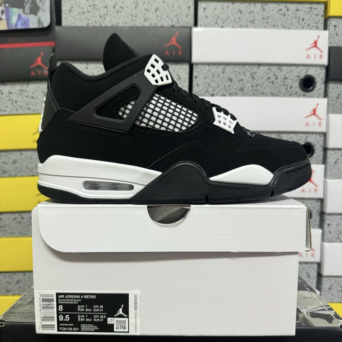 Air Jordan 4 Retro White Thunder