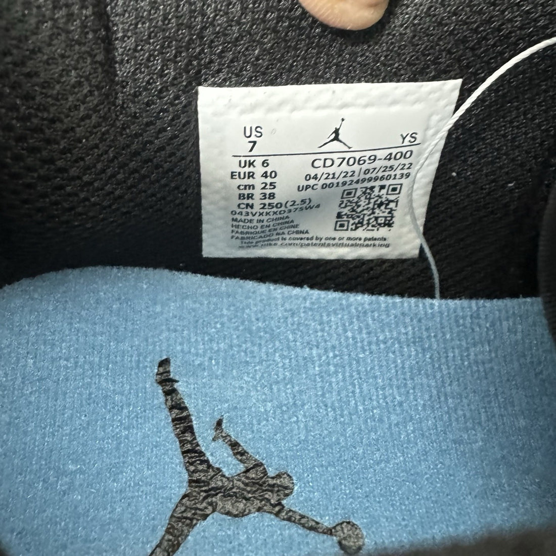 Jordan Legacy 312 Low Ice Blue Black