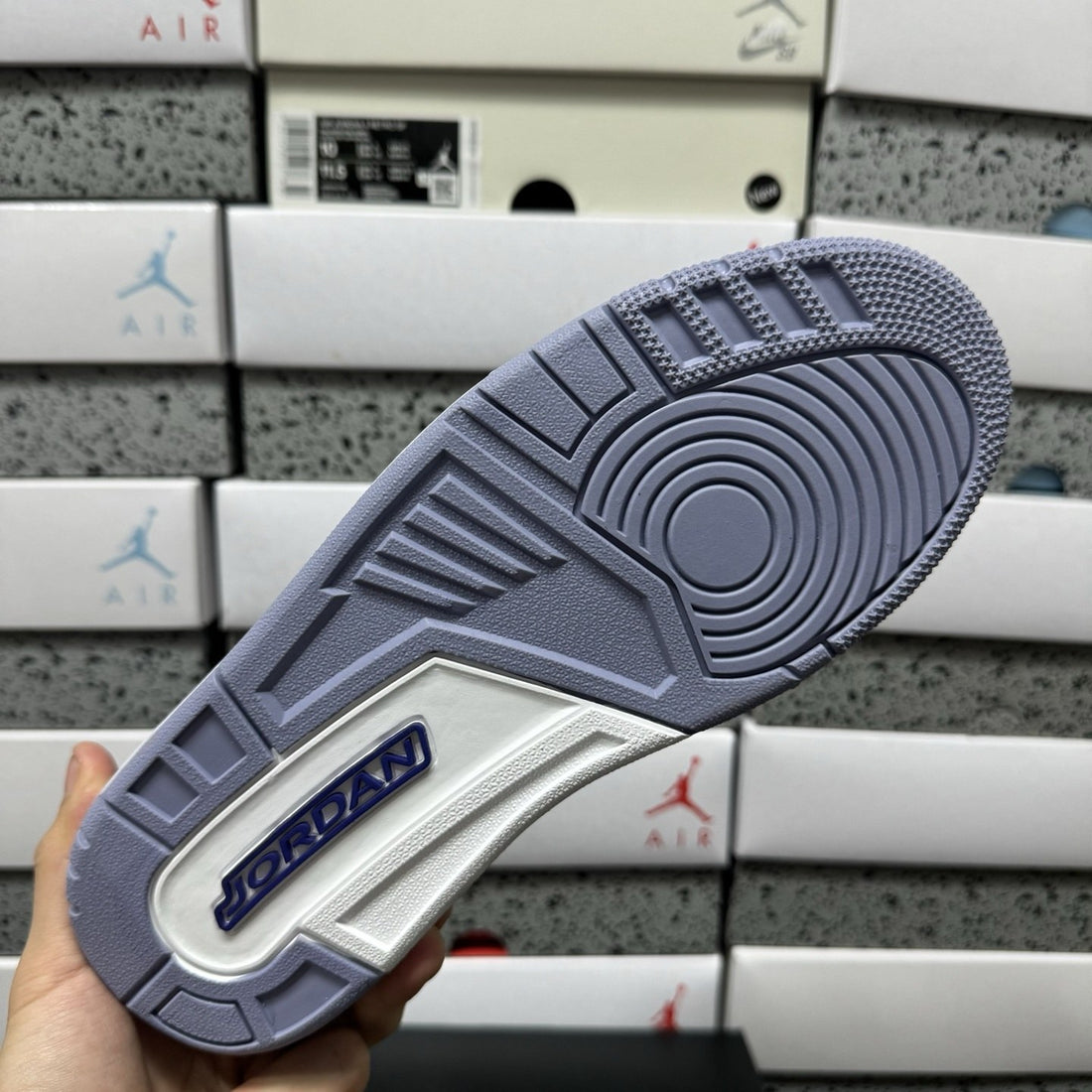 Jordan Legacy 312 Low Lavender Grey Cement