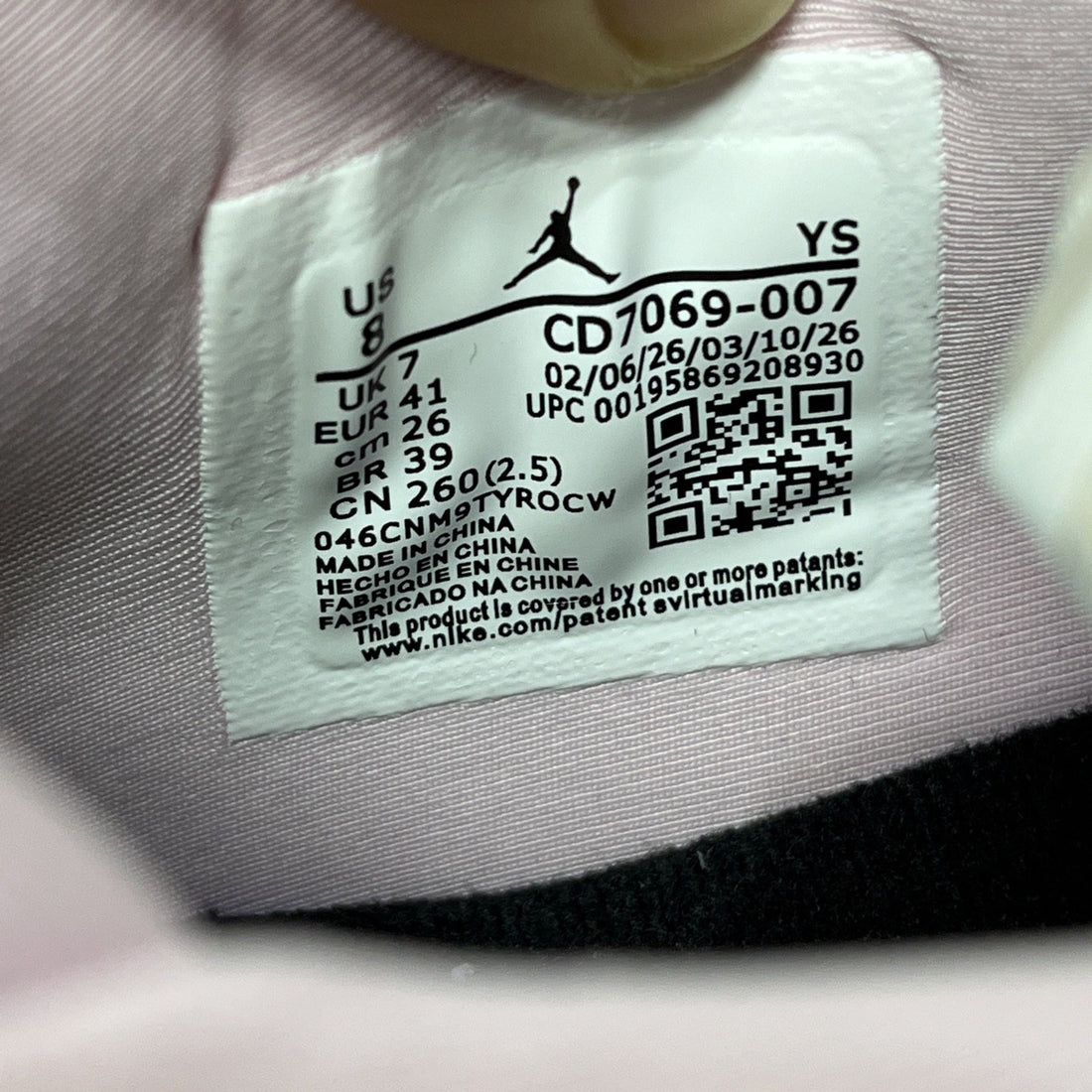 Jordan Legacy 312 Low Pink Mint Navy