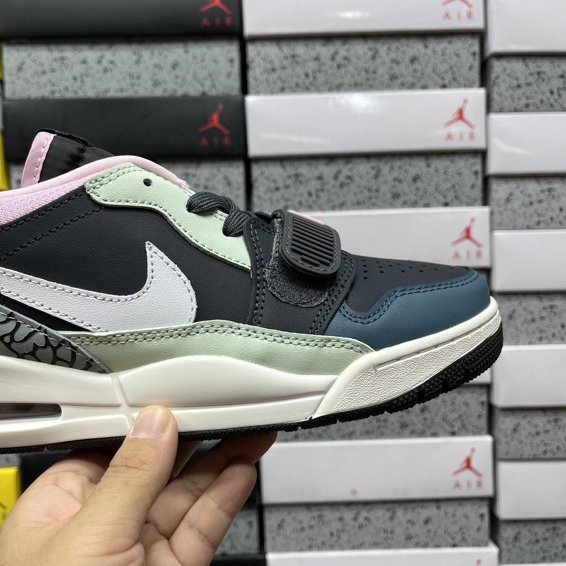 Jordan Legacy 312 Low Pink Mint Navy