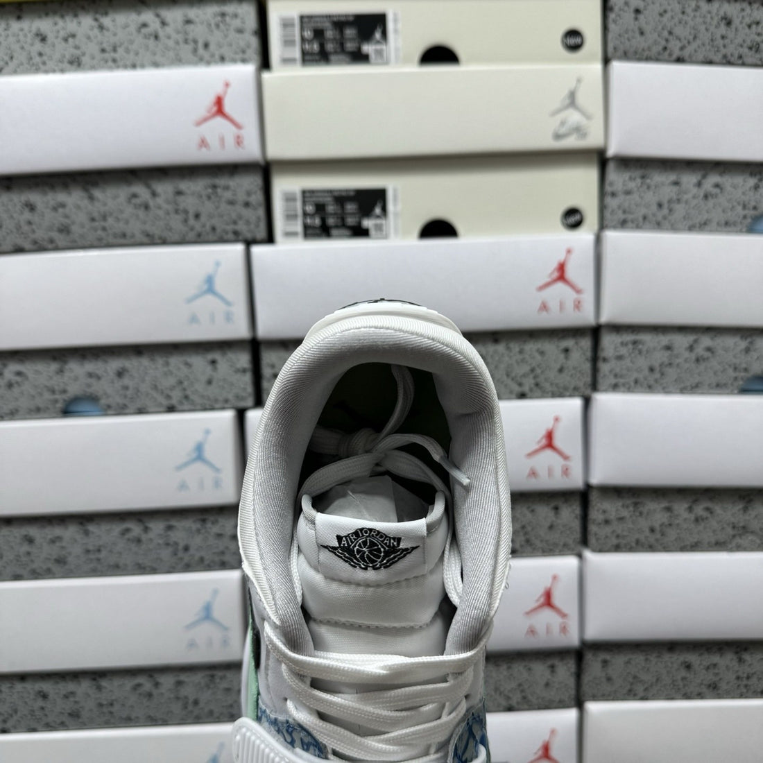Jordan Legacy 312 Low Sail Blue Green Red