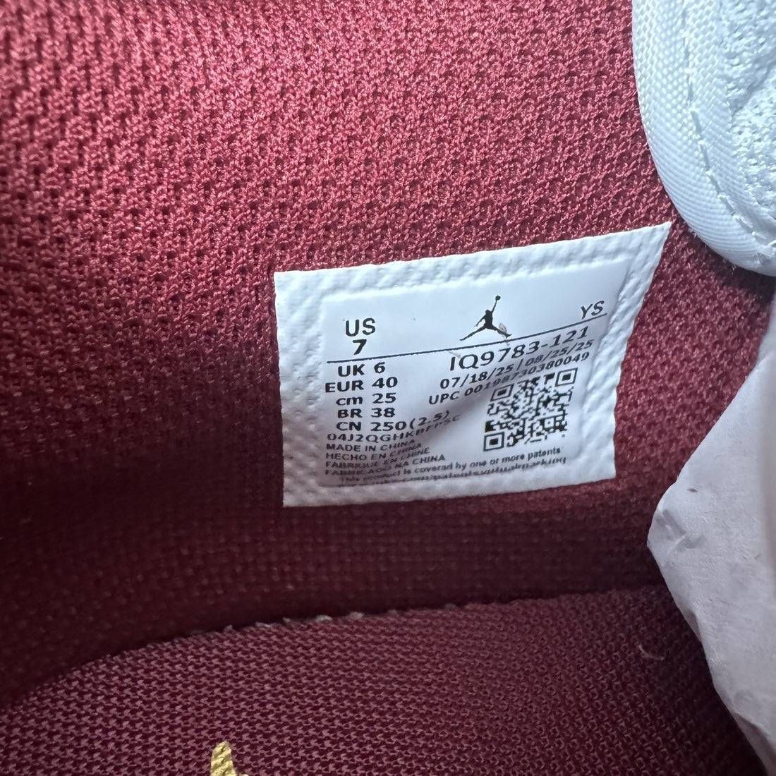 Jordan Legacy 312 Low Sail Burgundy Mocha