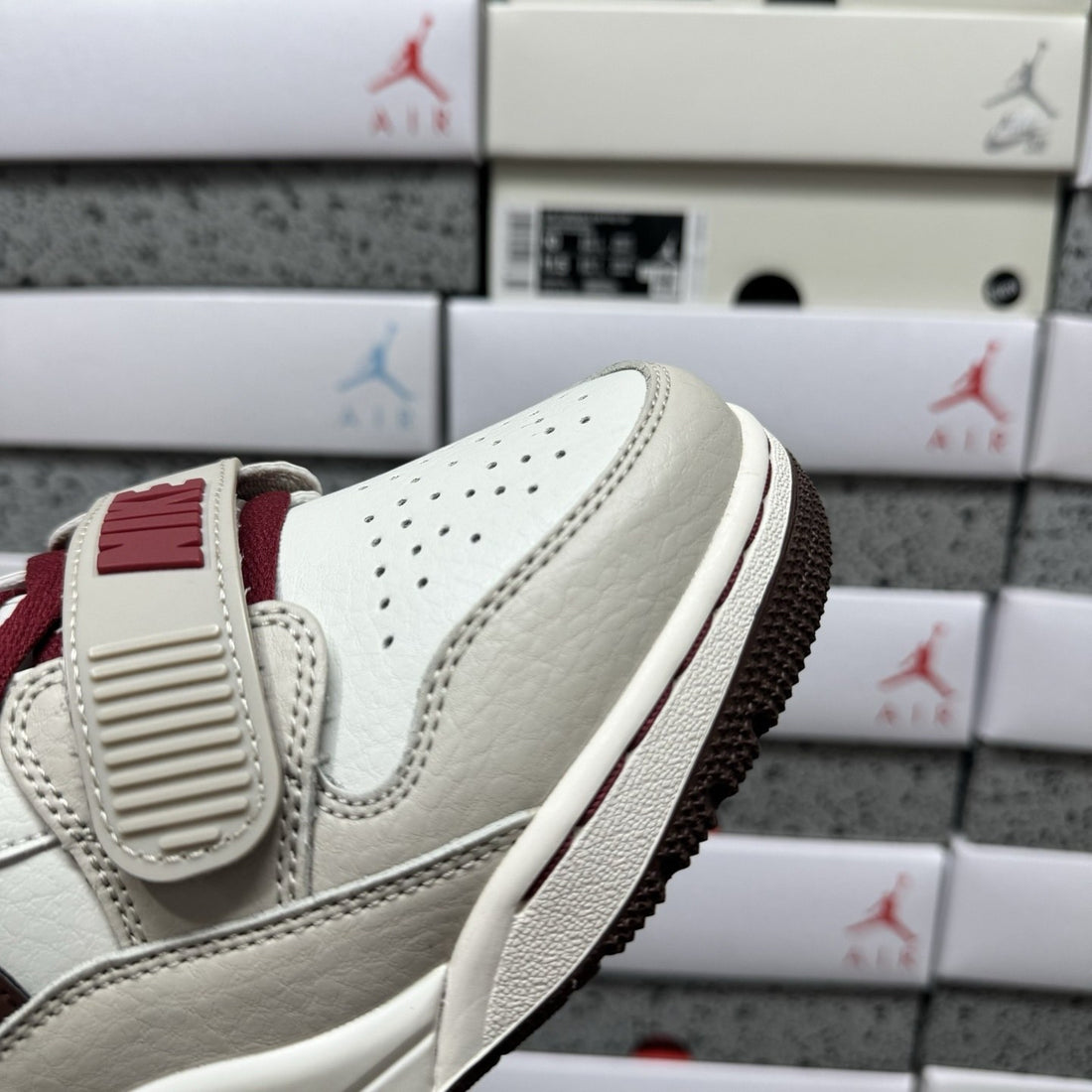 Jordan Legacy 312 Low Sail Burgundy Mocha