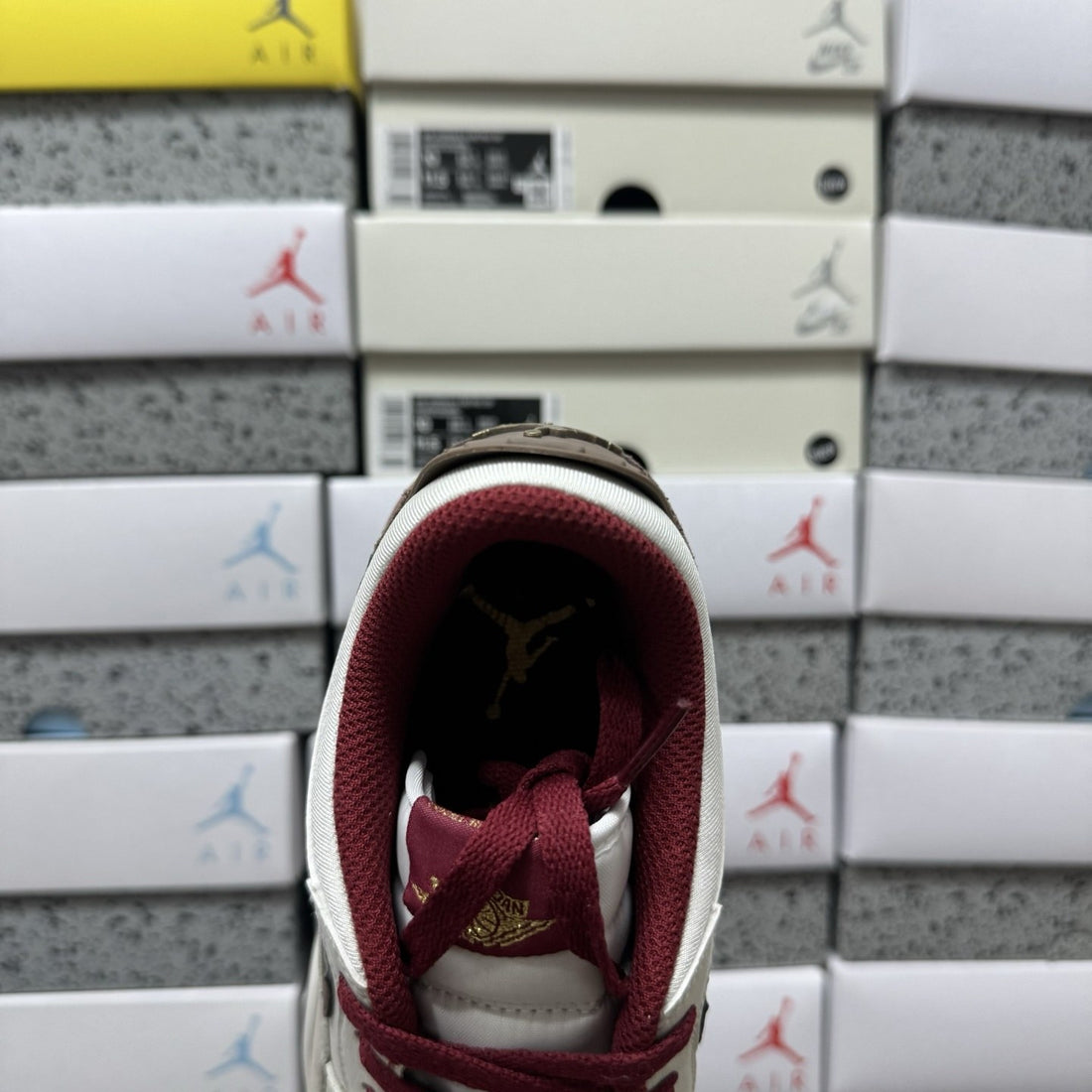 Jordan Legacy 312 Low Sail Burgundy Mocha