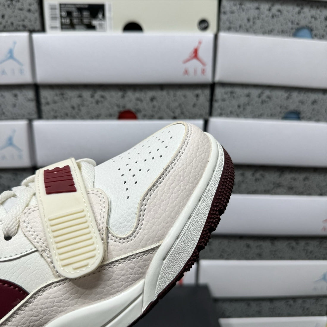 Jordan Legacy 312 Low Sail Burgundy Suede