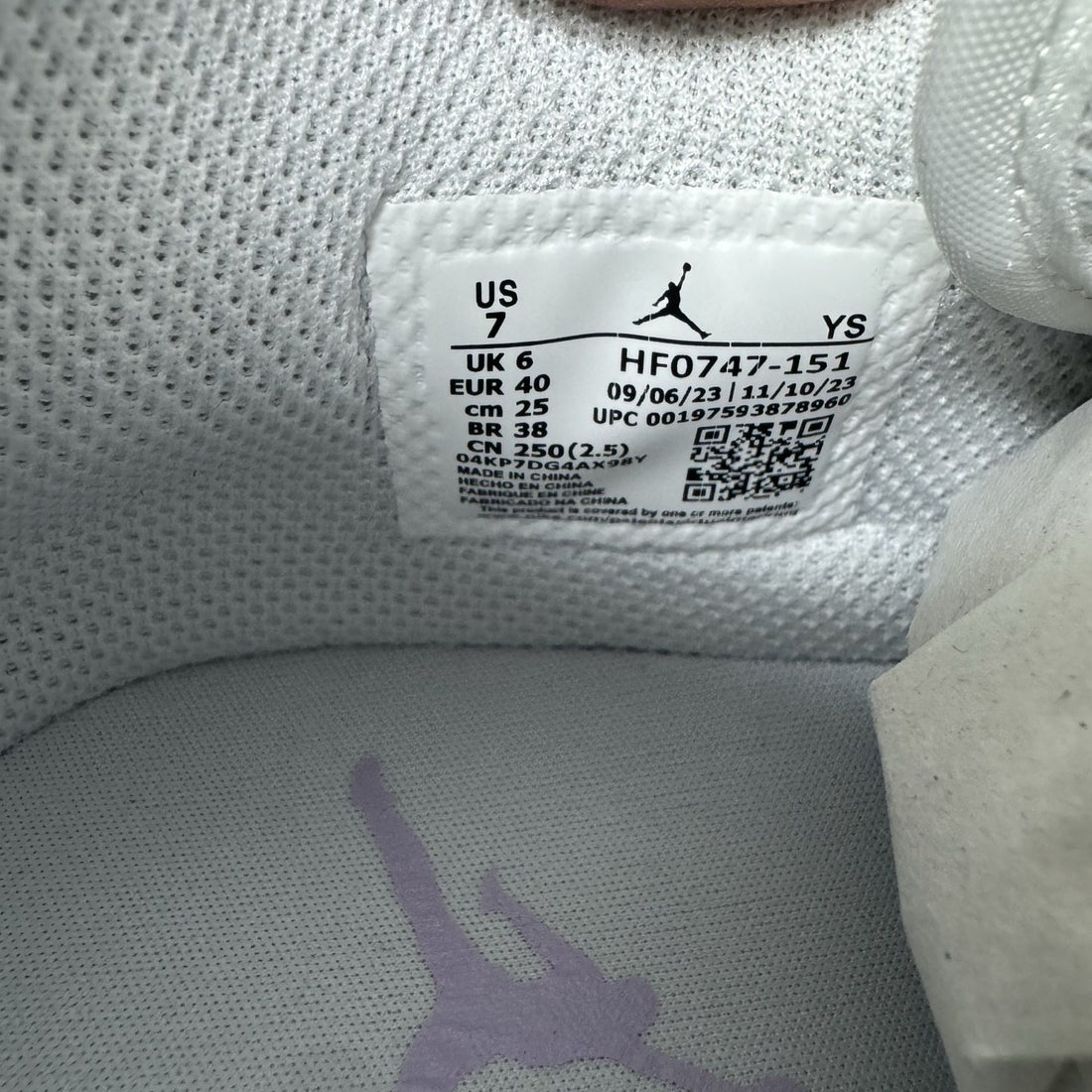 Jordan Legacy 312 Low Sail Lilac