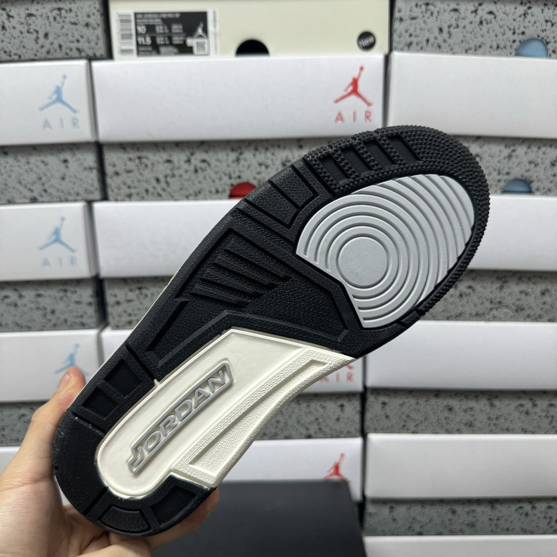 Jordan Legacy 312 Low White Black Camo
