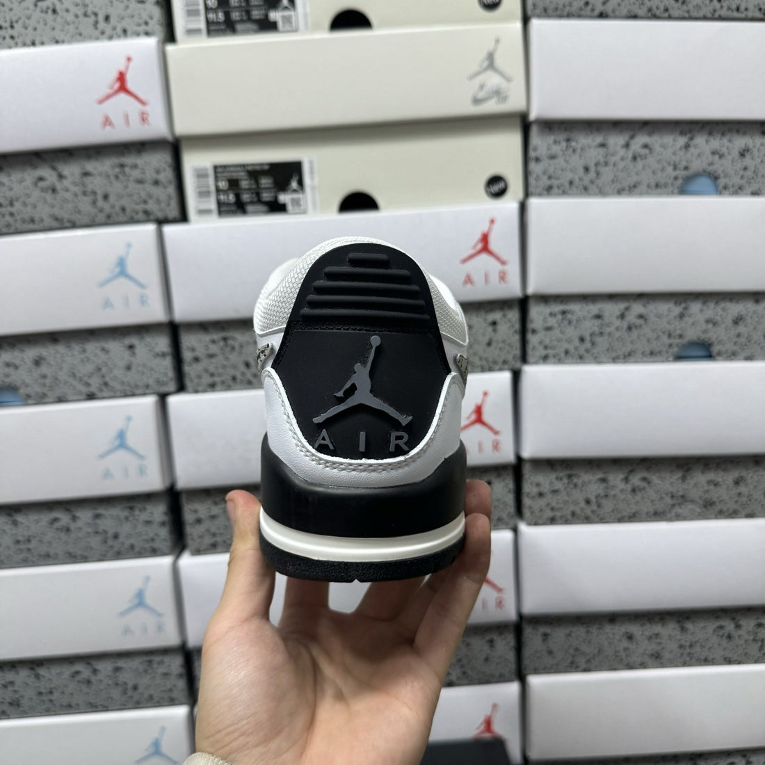 Jordan Legacy 312 Low White Black Camo