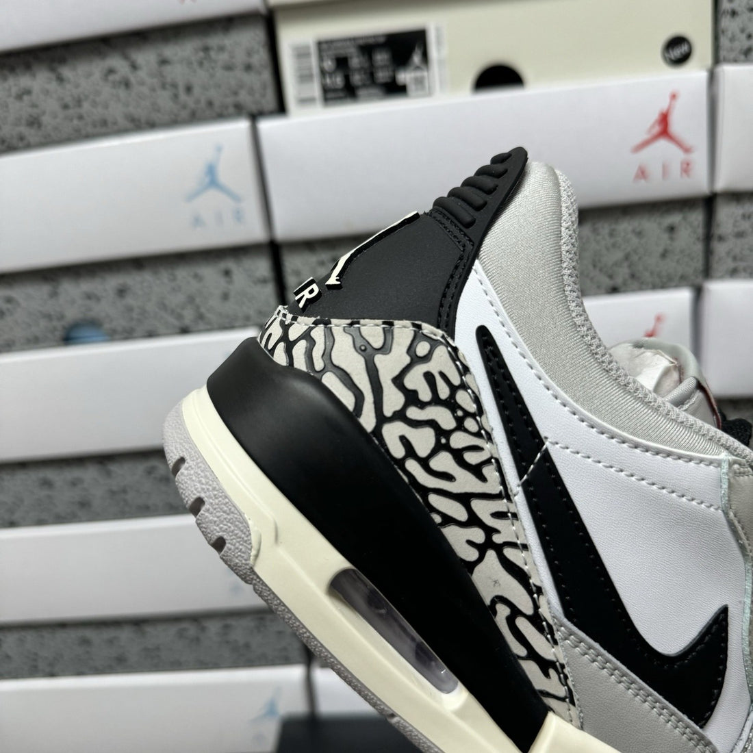 Jordan Legacy 312 Low White Black Cement