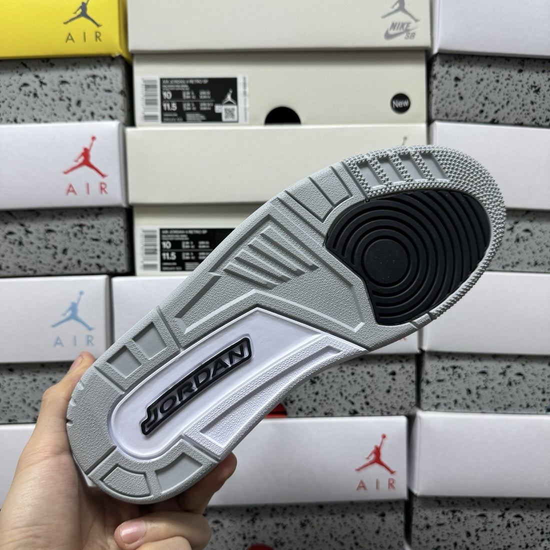 Jordan Legacy 312 Low White Black Cement Classic