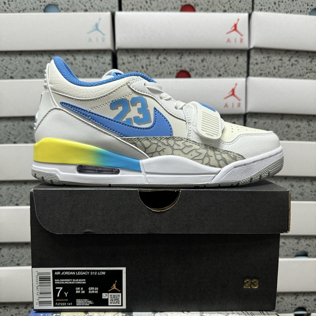Jordan Legacy 312 Low White Blue Gradient 23