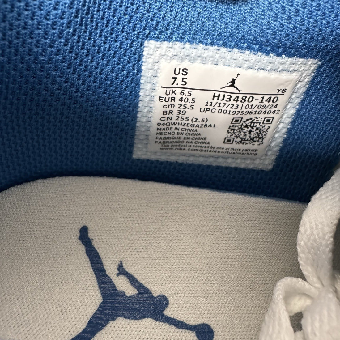 Jordan Legacy 312 Low White Game Royal
