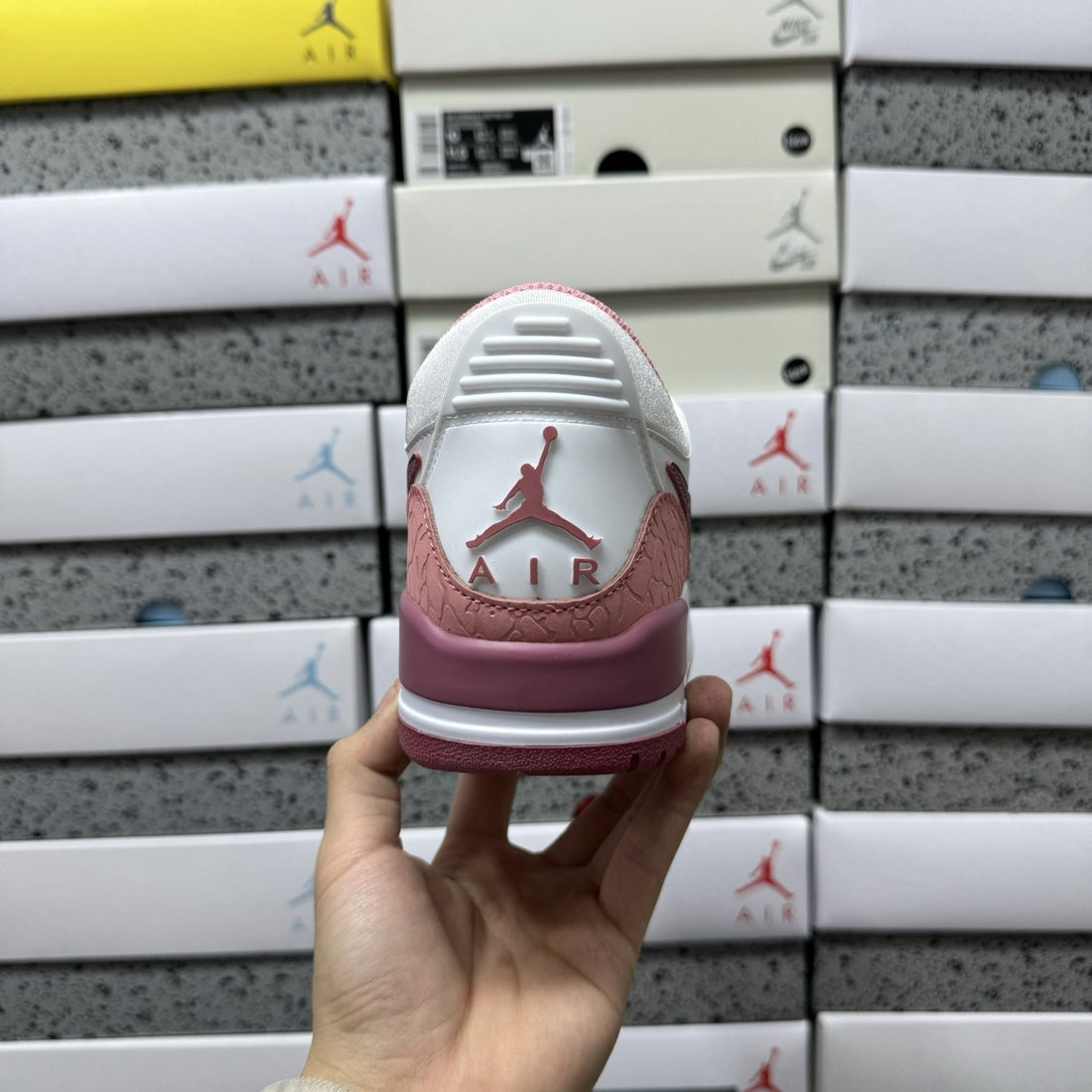 Jordan Legacy 312 Low White Pink Red