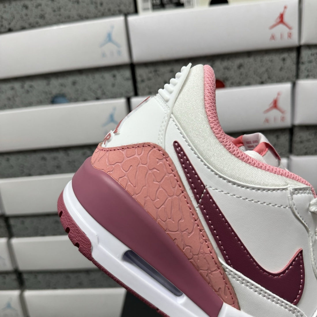 Jordan Legacy 312 Low White Pink Red