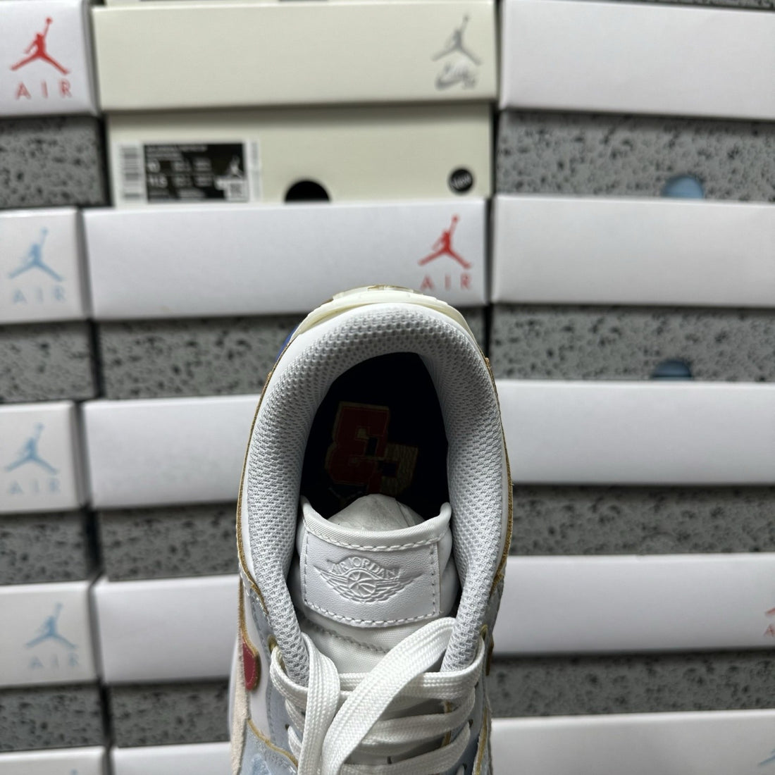 Jordan Legacy 312 Low White Royal Red Sail