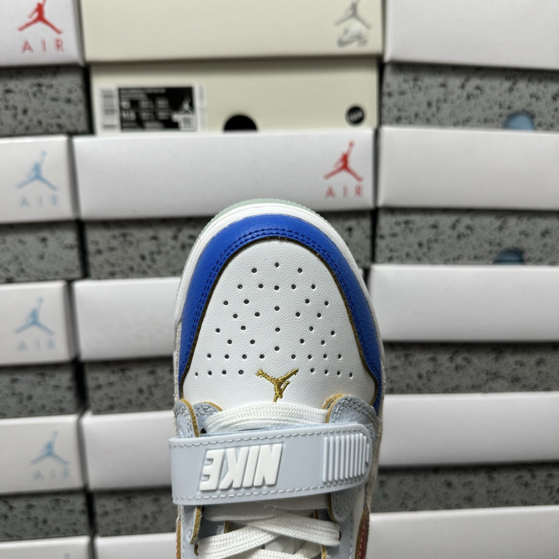 Jordan Legacy 312 Low White Royal Red Sail