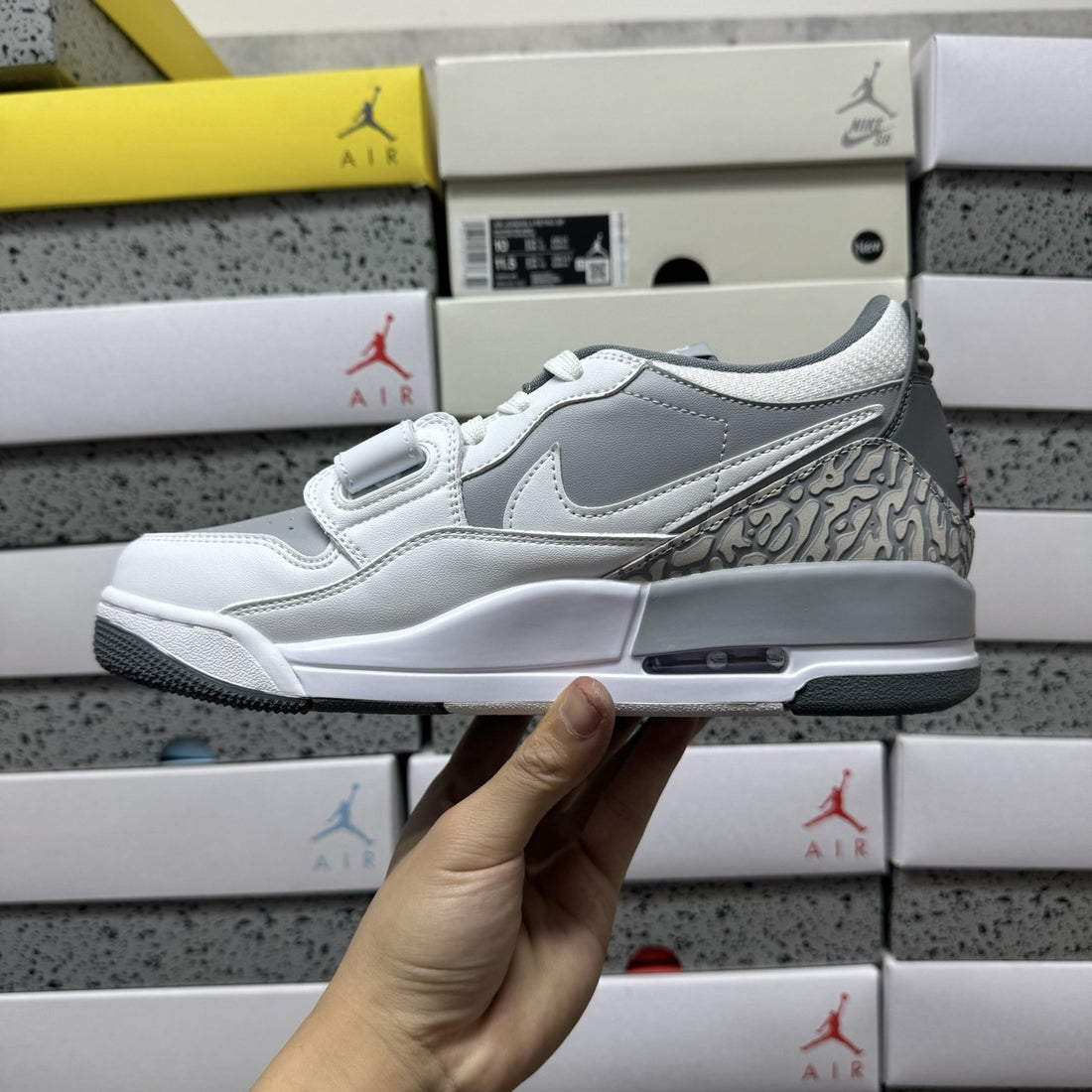Jordan Legacy 312 Low Wolf Grey Cement
