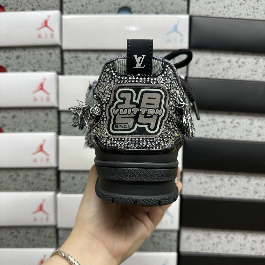 LV Skate Black Denim